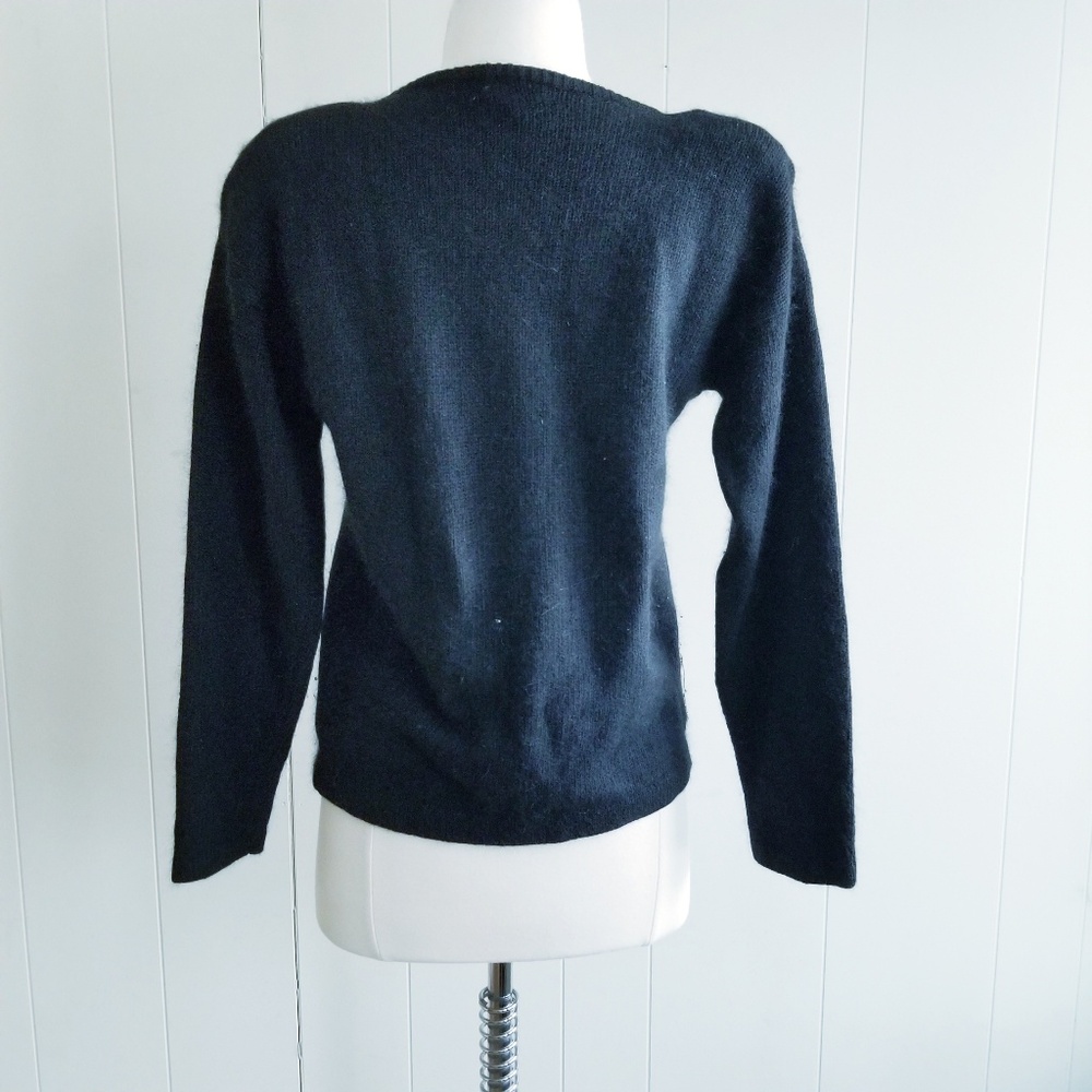 1980s Mi Ki by Majestic Silk/Angora Blend Sweater - Picture 4 of 5
